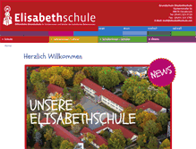 Tablet Screenshot of elisabethschule.net